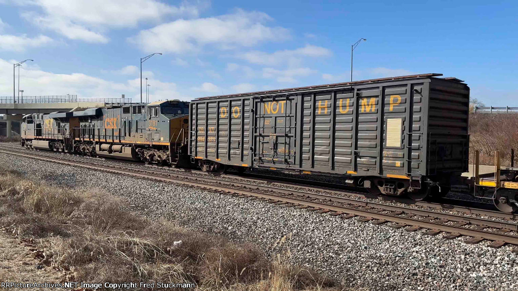 CSX 994373 is a track geometry car.